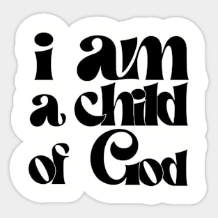 Child Of God Sticker